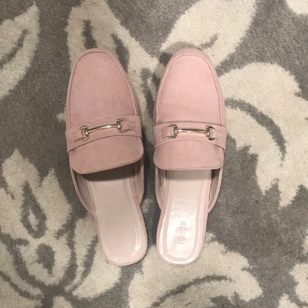 Pink Slip on Loafers